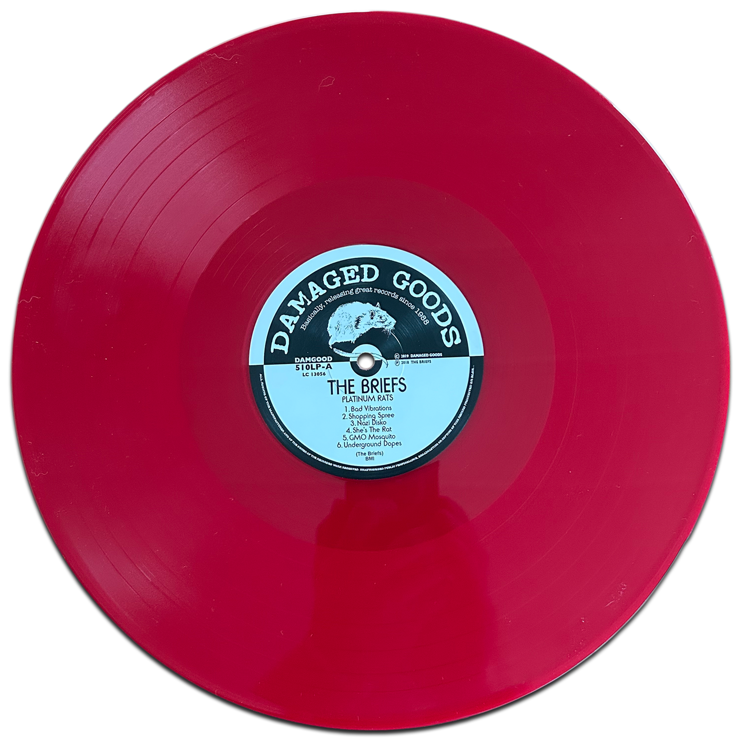 The Briefs - Platinum Rats vinyl side B